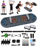 27-In-1 Portable Gym Equipment for Building Muscle, Push-Up Board, Resistance Bands